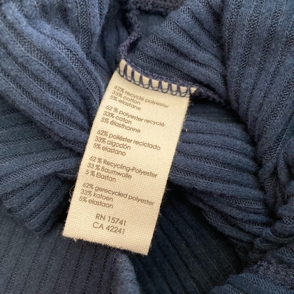 P.j. Salvage | NWT Women’s Recycled Ribbed Navy Blue Pajama Bottoms - Picture 8 of 10